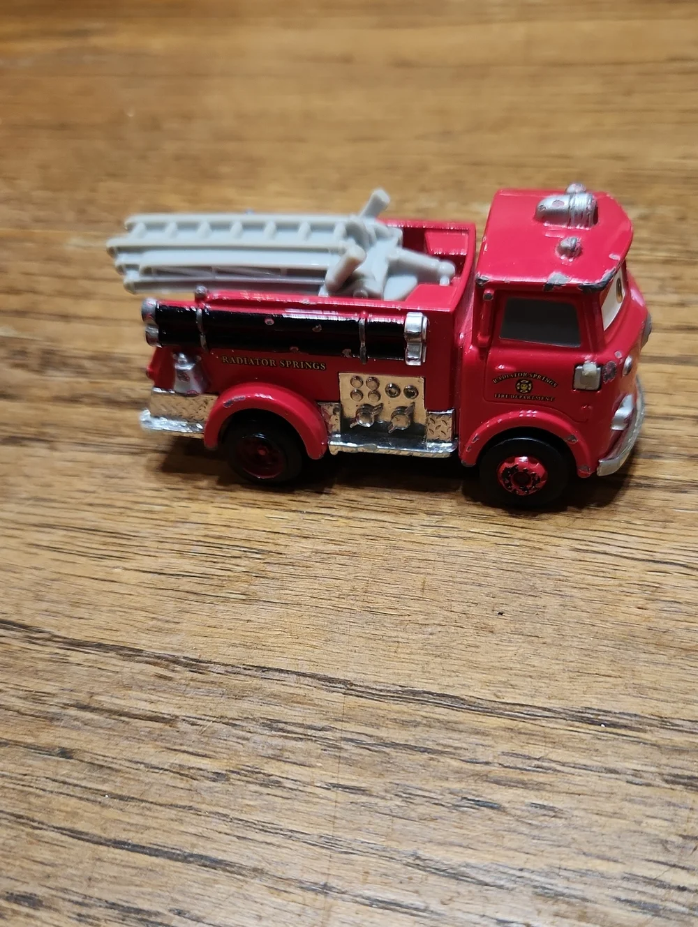Disney Pixar Cars Action Red Firetruck Raditor Springs Mattel